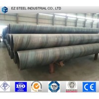 LSAW Straight Seam Welded Carbon Steel Pipe Steel Structures Water Pipeline Works